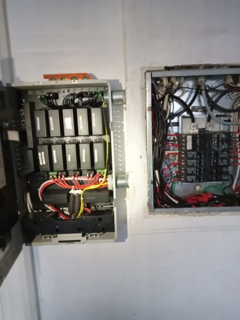 Electrical panel upgrade completed for Indoor Lighting Installation in Bowie